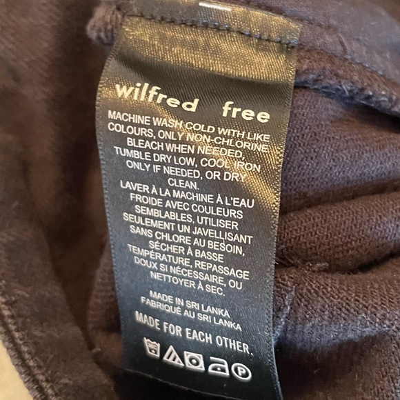 Wilfred Free Modern Cargo Pants aritzia black 4 utility denim jeans pant black - Picture 8 of 14